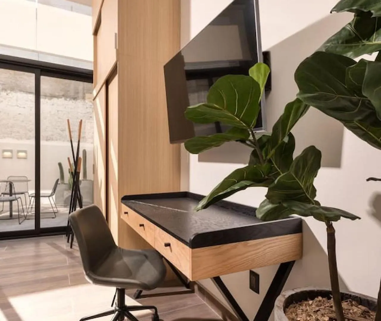 Апартаменты Loft Elegante C Patio Cowork Y Terraza 1 Bd P Panamericano By Tribu Гвадалахара