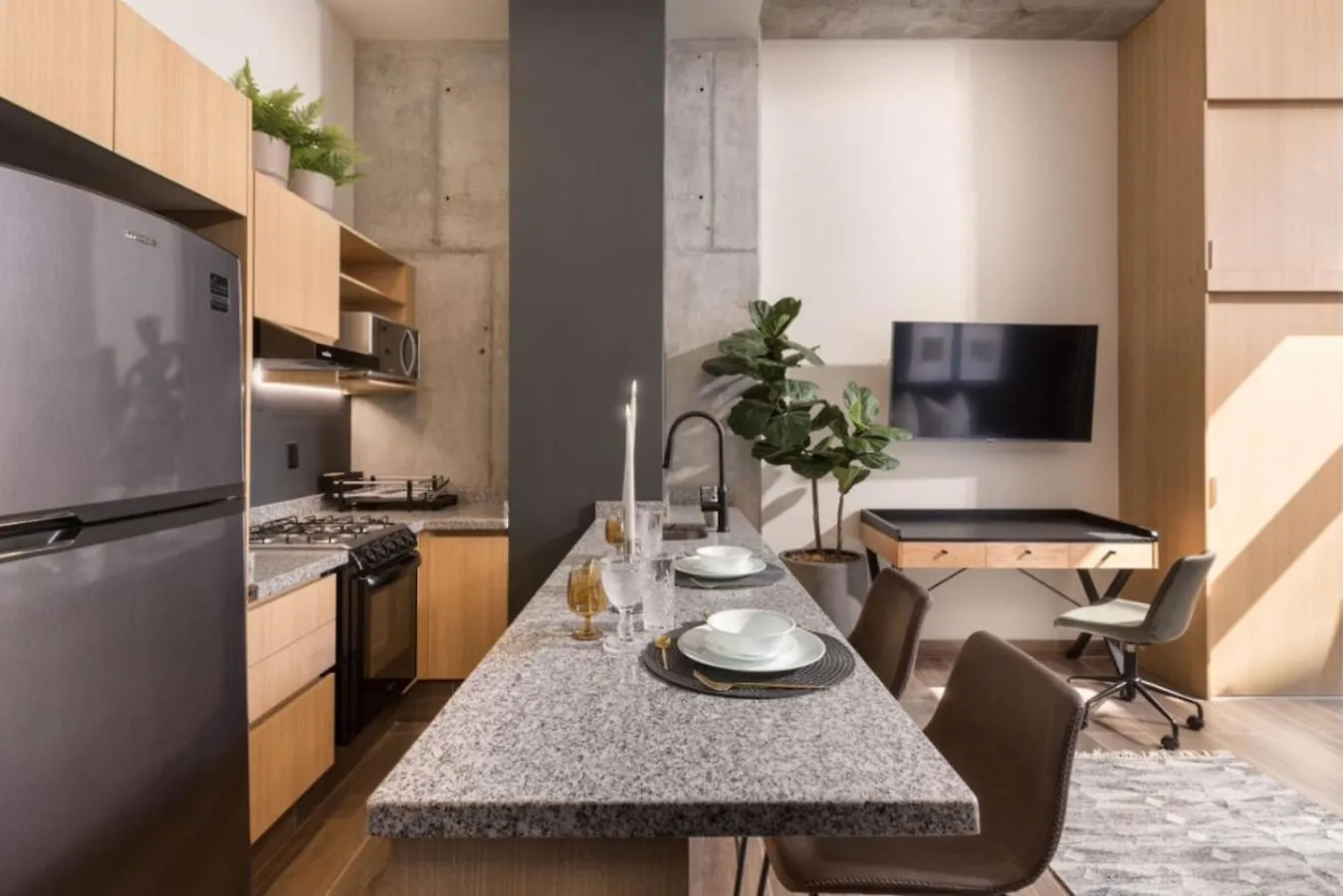 Loft Elegante C Patio Cowork Y Terraza 1 Bd P Panamericano By Tribu Гвадалахара